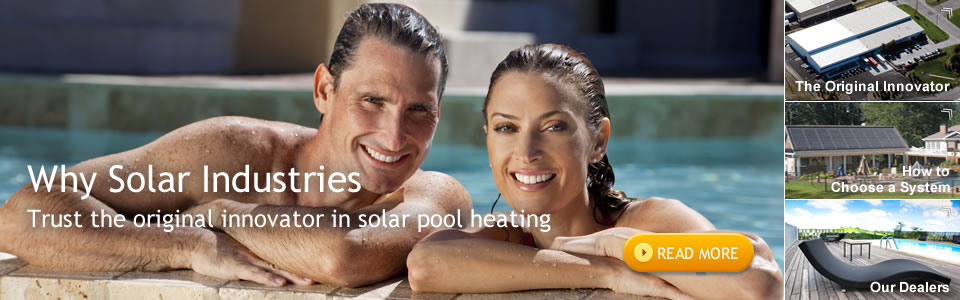 Solar pool heater links